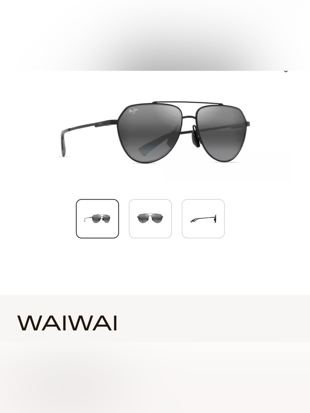 Maui Jim WAIWAI Aviator Sunglasses - Picture 10 of 13